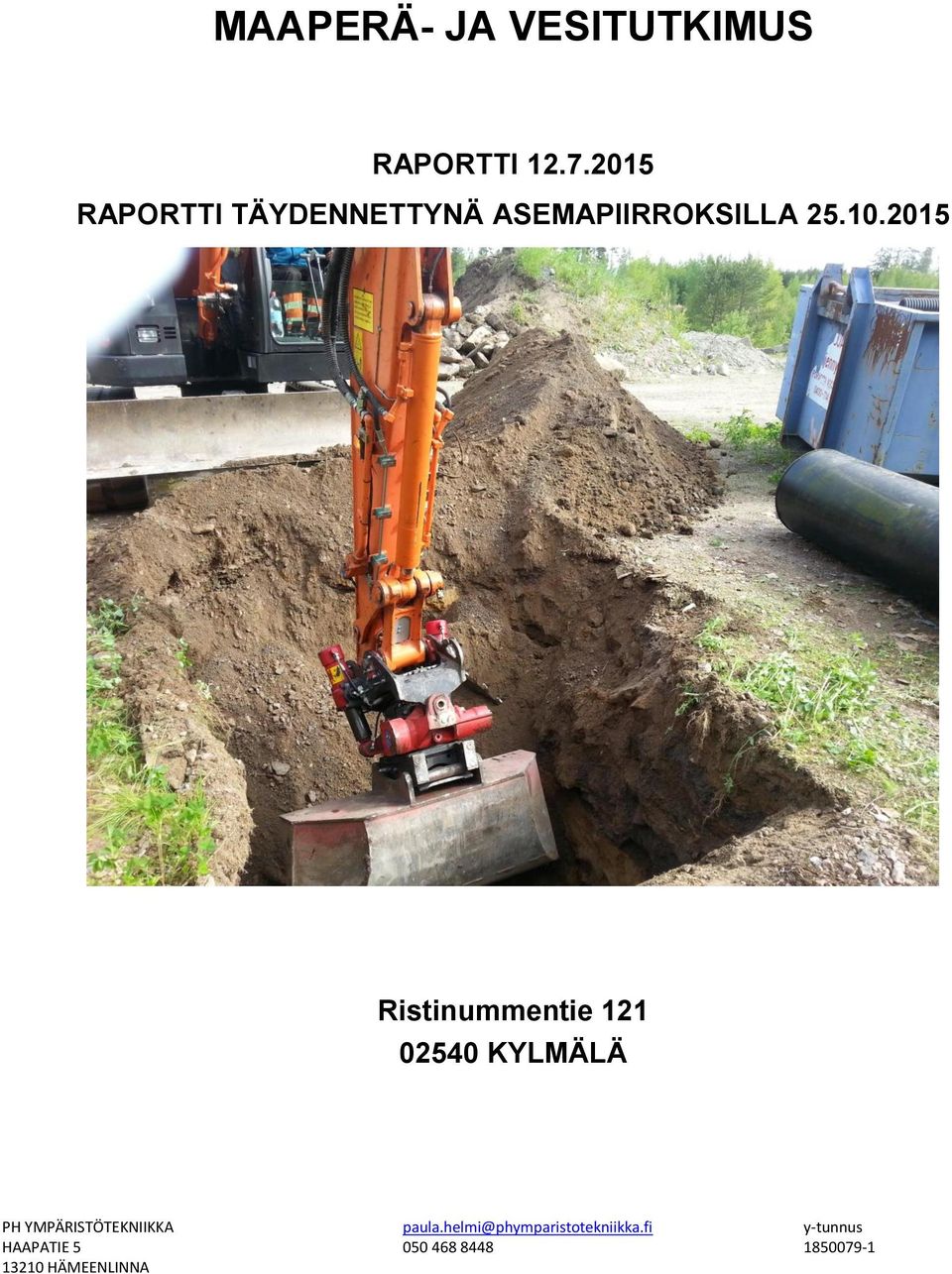 2015 RAPORTTI TÄYDENNETTYNÄ