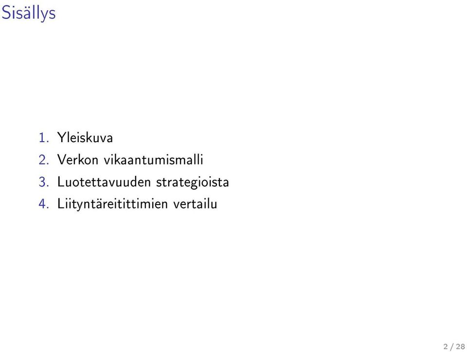 Luotettavuuden strategioista