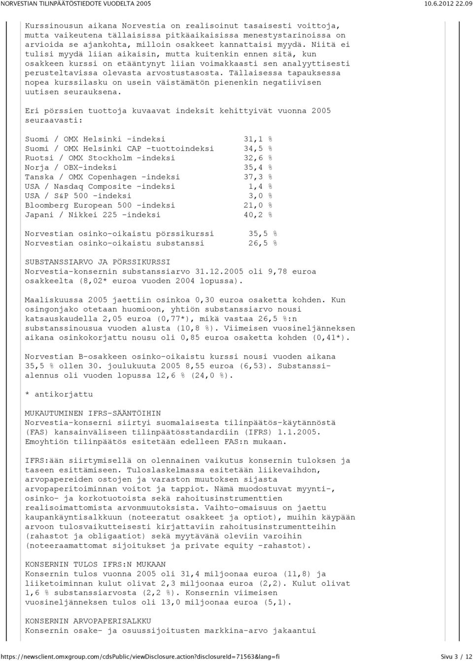 Tällaisessa tapauksessa nopea kurssilasku on usein väistämätön pienenkin negatiivisen uutisen seurauksena.