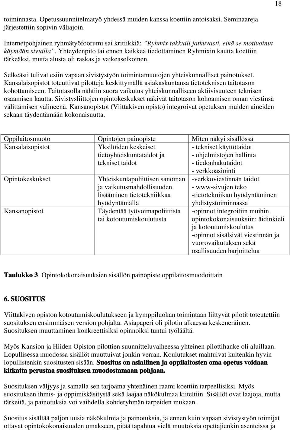 Yhteydenpito tai ennen kaikkea tiedottaminen Ryhmixin kautta koettiin tärkeäksi, mutta alusta oli raskas ja vaikeaselkoinen.