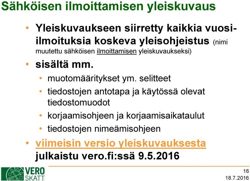 muotomääritykset ym.