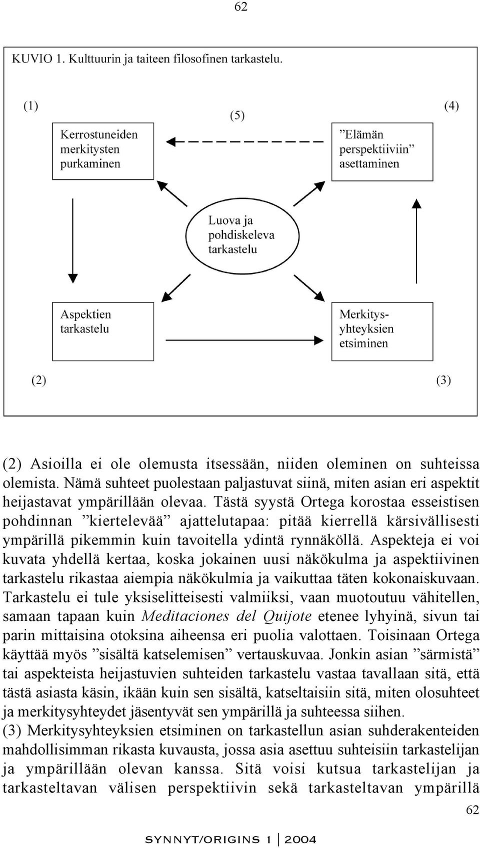 Aspekteja ei voi kuvata yhdellä kertaa, koska jokainen uusi näkökulma ja aspektiivinen tarkastelu rikastaa aiempia näkökulmia ja vaikuttaa täten kokonaiskuvaan.