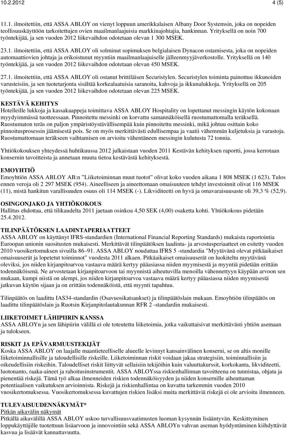 liikevaihdon odotetaan olevan 1 