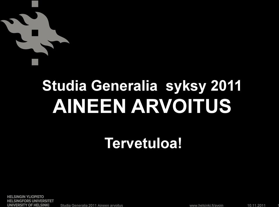 AINEEN ARVOITUS