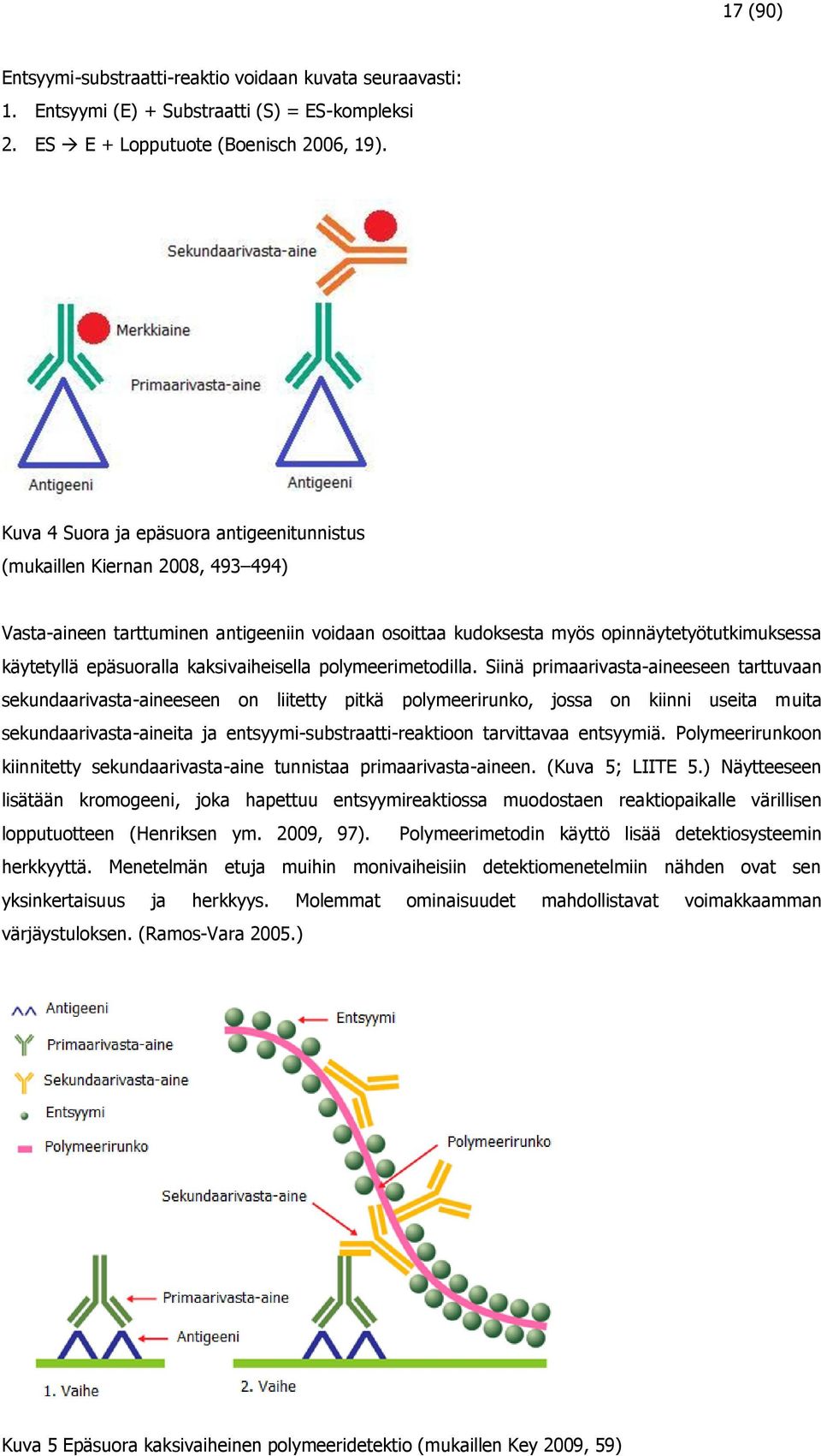 kaksivaiheisella polymeerimetodilla.