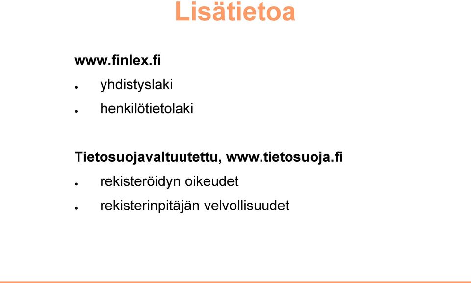 Tietosuojavaltuutettu, www.tietosuoja.