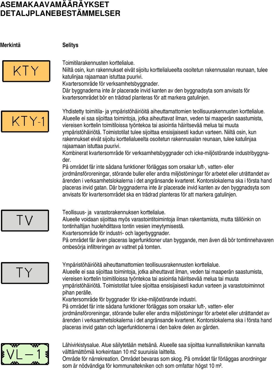 Där byggnaderna inte är placerade invid kanten av den byggnadsyta som anvisats för kvartersområdet bör en trädrad planteras för att markera gatulinjen.