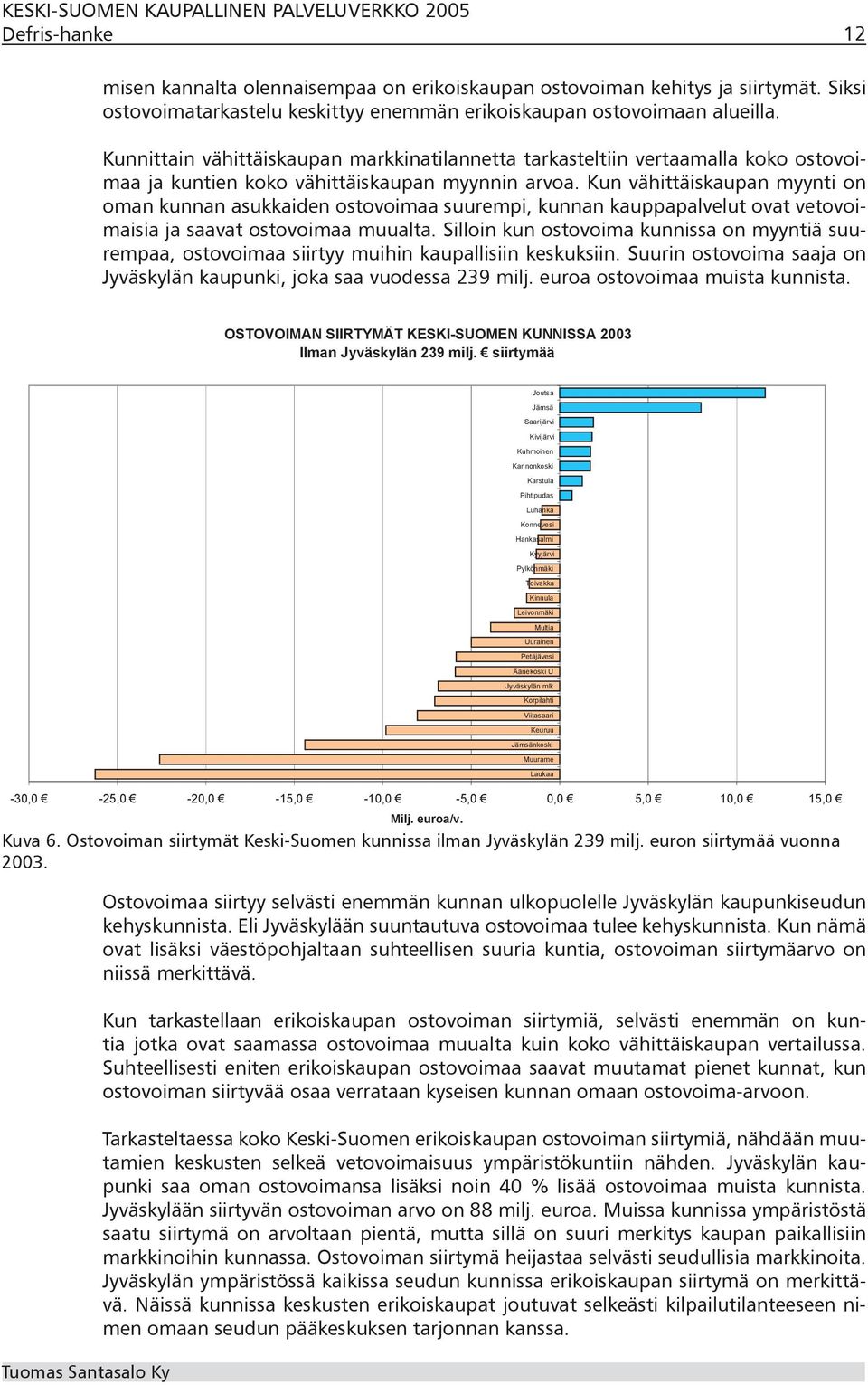 Kun vähittäiskaupan myynti on oman kunnan asukkaiden ostovoimaa suurempi, kunnan kauppapalvelut ovat vetovoimaisia ja saavat ostovoimaa muualta.