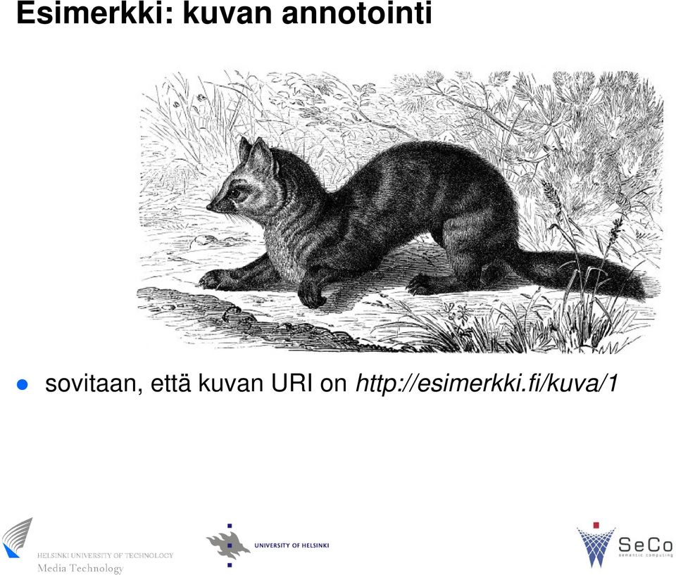 että kuvan URI on
