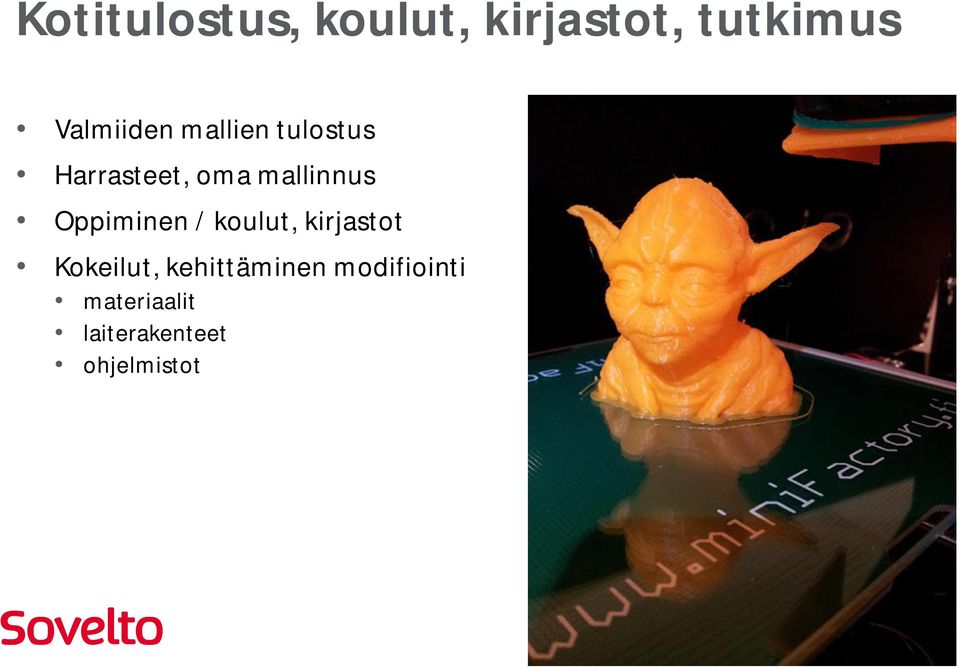 mallinnus Oppiminen / koulut, kirjastot Kokeilut,