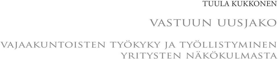 työkyky ja