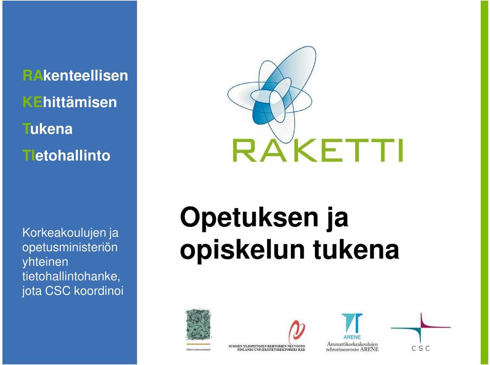 opetusministeriön yhteinen