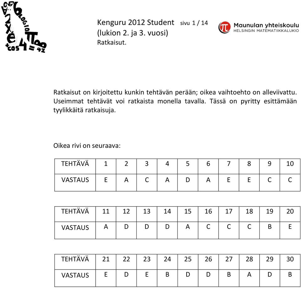 Tässä on pyritty esittämään tyylikkäitä ratkaisuja.