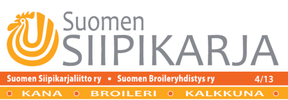 17 Suomen Siipikarja on Siipikarjaliiton ja Broileryhdistyksen jäsenlehti, joka ilmestyy neljä kertaa vuodessa.