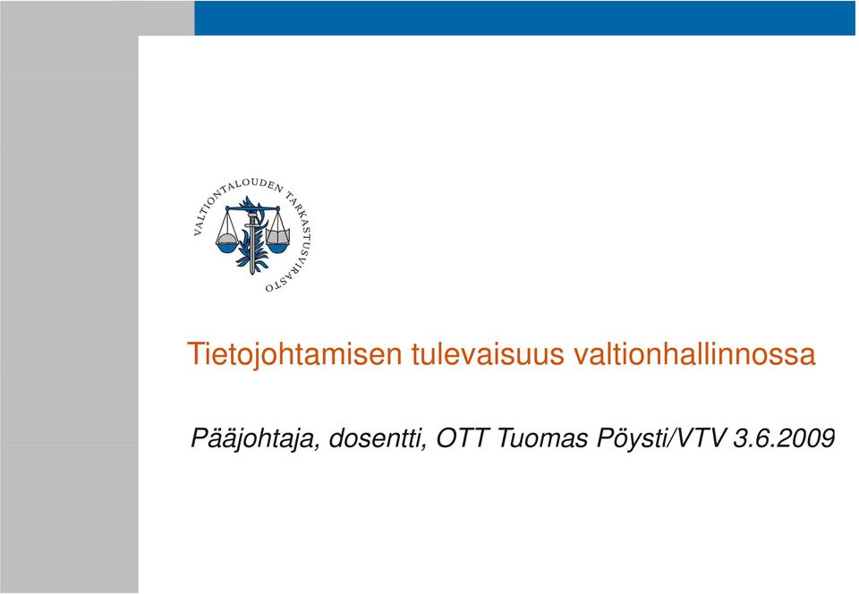 valtionhallinnossa