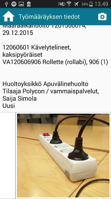 tablettiin Käyttökohteita