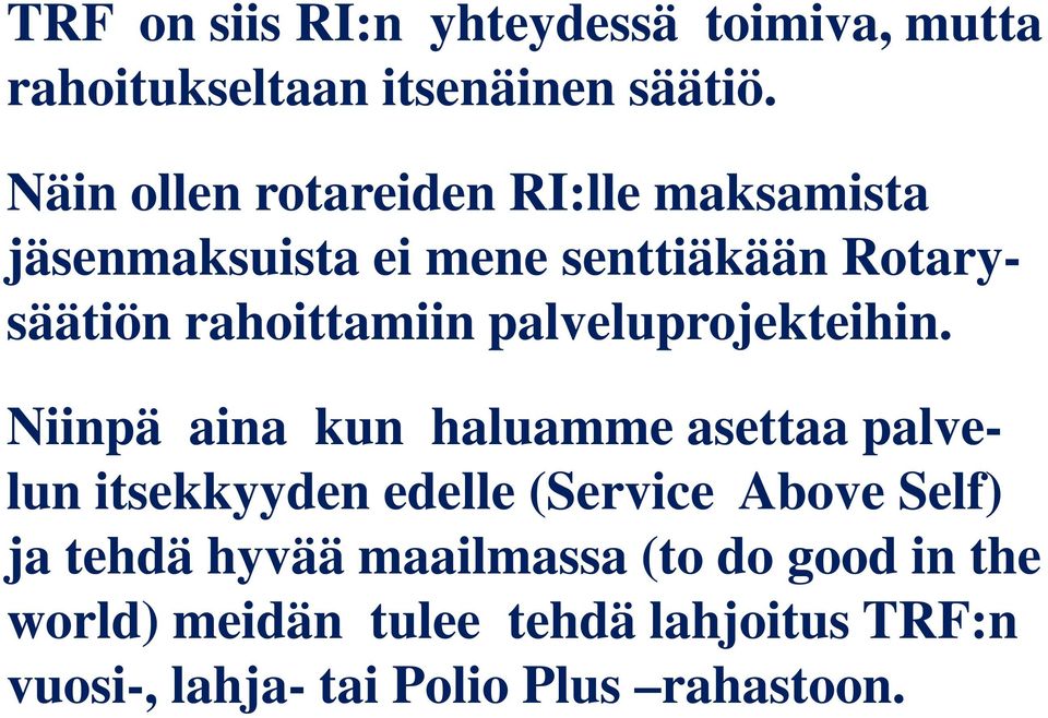 palveluprojekteihin.