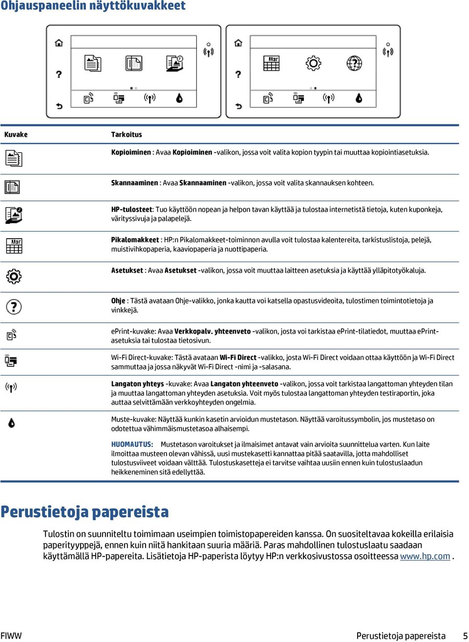 HP-tulosteet: Tuo käyttöön nopean ja helpon tavan käyttää ja tulostaa internetistä tietoja, kuten kuponkeja, värityssivuja ja palapelejä.