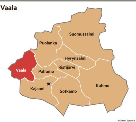 Elävä Kainuu Leader: Toiminta-alue Huom!