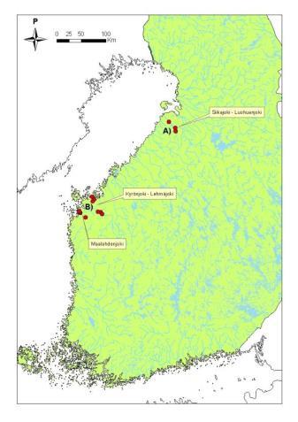 Auraj. Lehmäj. Kyrönj. Kokemäenj. Köyliönjärvi Näytteenotto: ELY:t Analyysit Ramboll (Lahti) (GC- ja LS-MS ja vesinäyte) Paimionj. Porvoonj. Kiskonj. Lepsämänj.