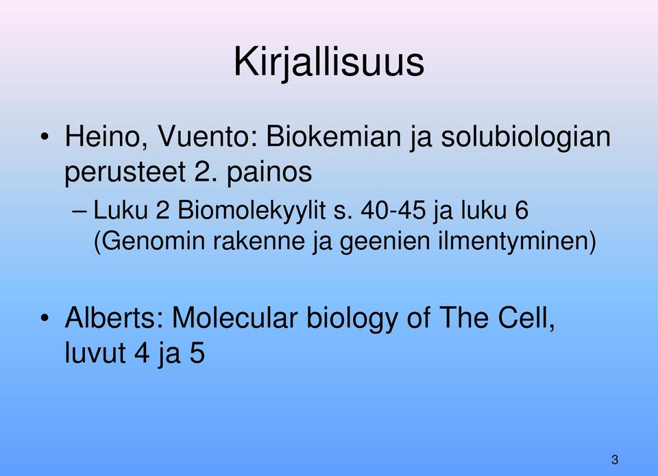 painos Luku 2 Biomolekyylit s.