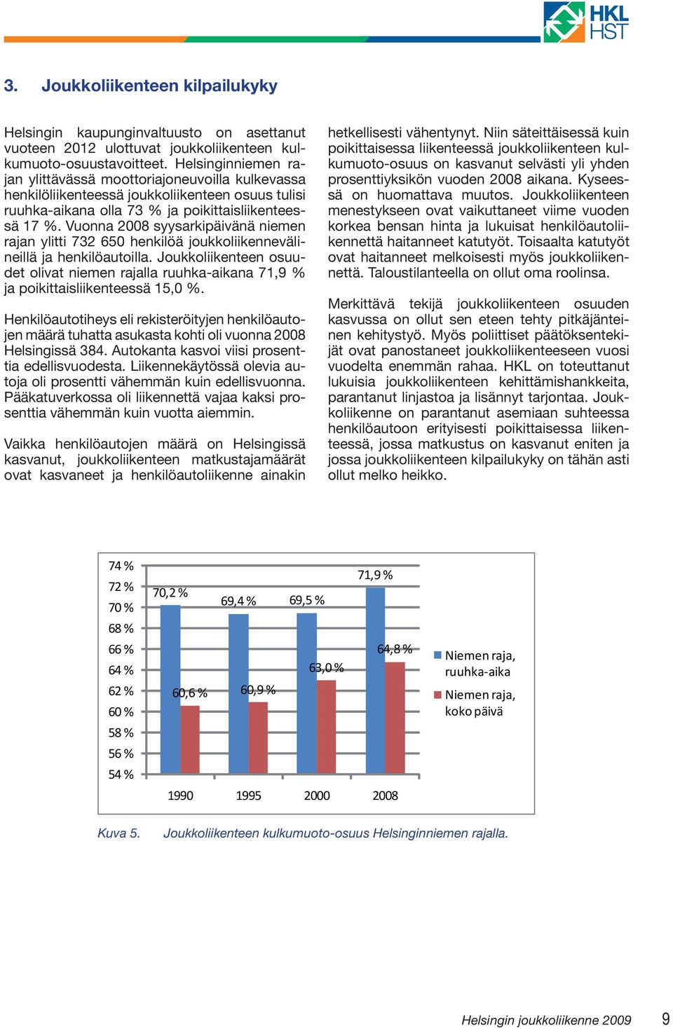 Vuonna 2008 syysarkipäivänä niemen rajan ylitti 732 650 henkilöä joukkoliikennevälineillä ja henkilöautoilla.