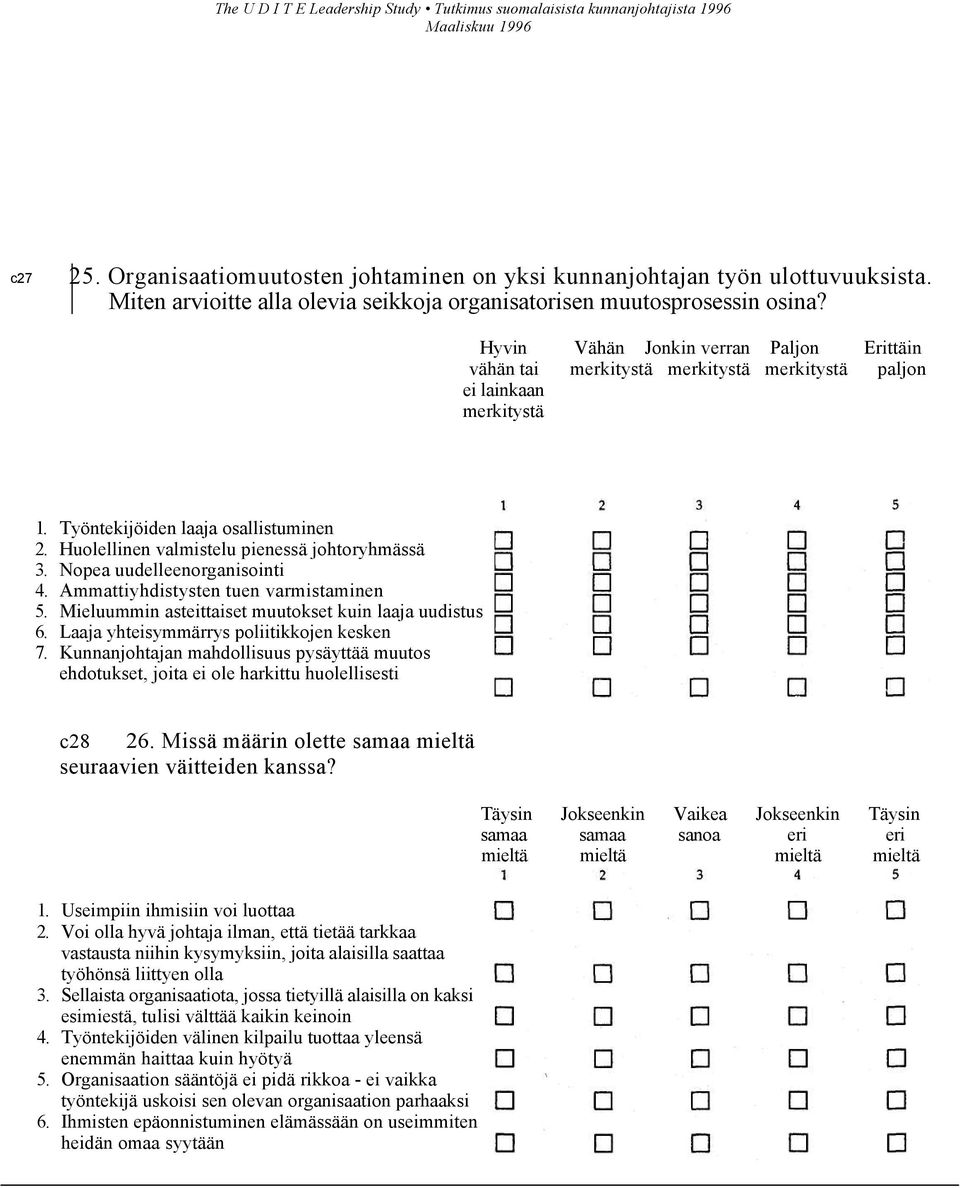 Työntekijöiden laaja osallistuminen 2. Huolellinen valmistelu pienessä johtoryhmässä 3. Nopea uudelleenorganisointi 4. Ammattiyhdistysten tuen varmistaminen 5.