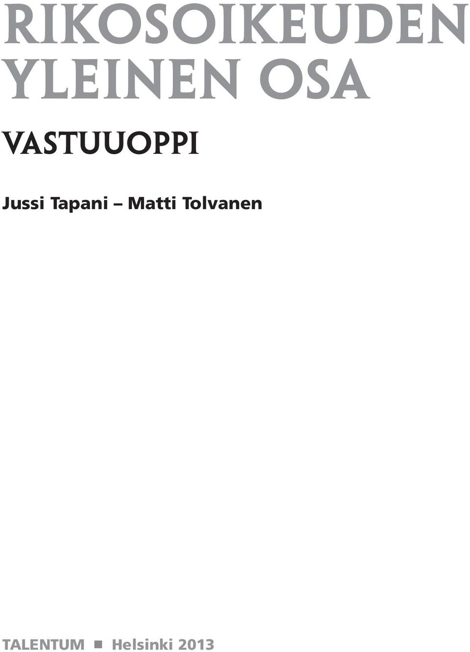 Tapani Matti Tolvanen