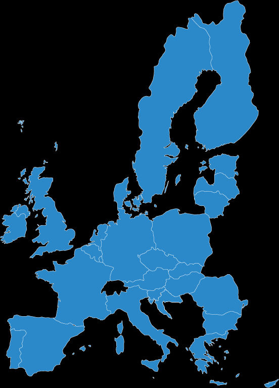 EUROOPAN UNIONI Asukkaita: 506 miljoonaa Turvapaikanhakijoita: 1,2