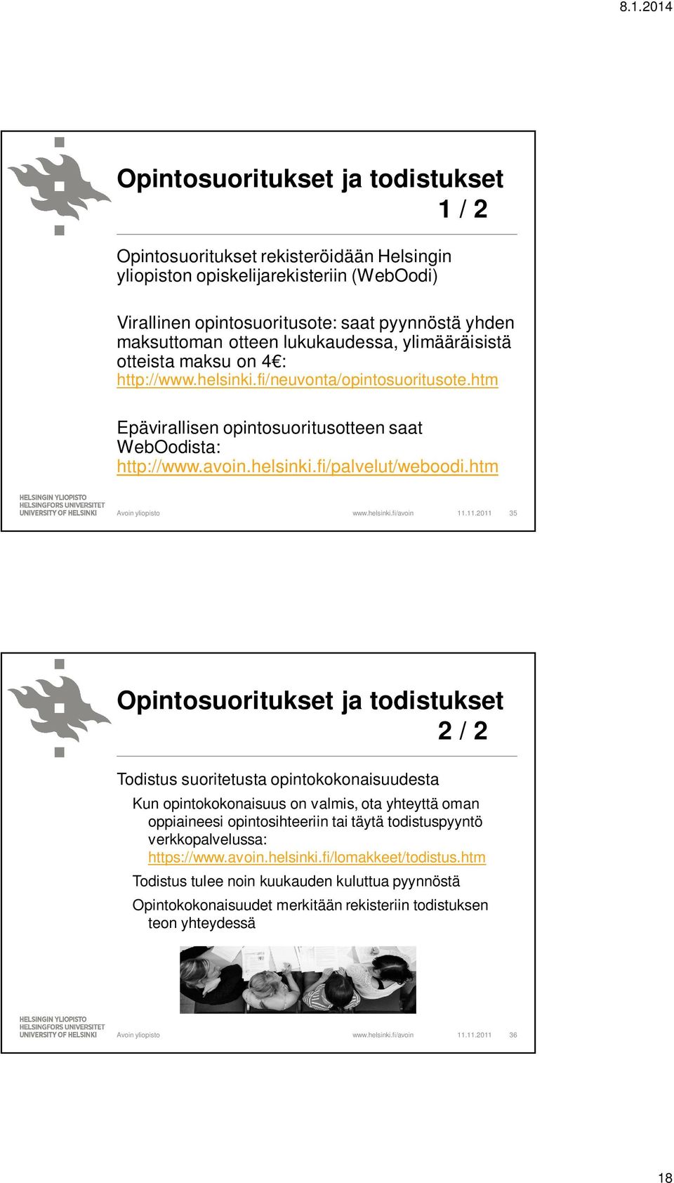 htm Avoin yliopisto 11.