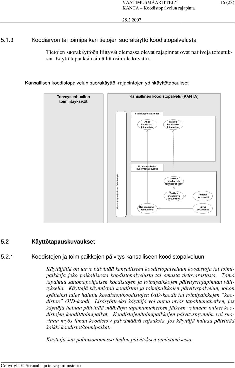 Käyttötapauskuvaukset 5.2.