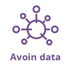AD - Avoin data innovaatioiden raaka-aineeksi Kuutoskaupungit avaavat tietovarantojaan avoimeksi dataksi hyödyntäen yhteisiä toimintamalleja, julkaisualustoja ja lisenssimalleja. Työkaluja ovat mm.