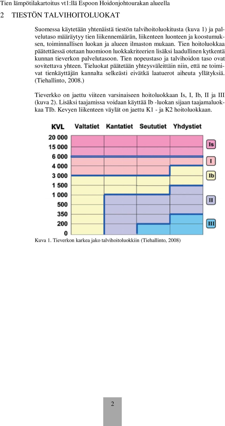 Tien nopeustaso ja talvihoidon taso ovat sovitettava yhteen. Tieluokat päätetään yhteysväleittäin niin, että ne toimivat tienkäyttäjän kannalta selkeästi eivätkä laatuerot aiheuta yllätyksiä.