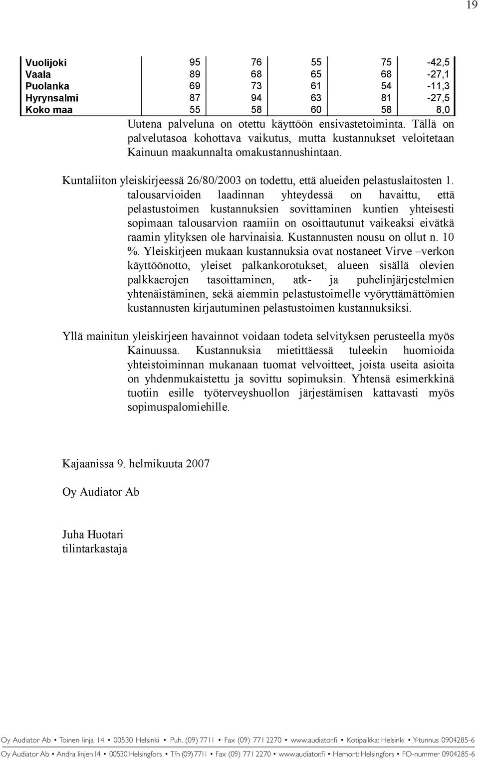 talousarvioiden laadinnan yhteydessä on havaittu, että pelastustoimen kustannuksien sovittaminen kuntien yhteisesti sopimaan talousarvion raamiin on osoittautunut vaikeaksi eivätkä raamin ylityksen