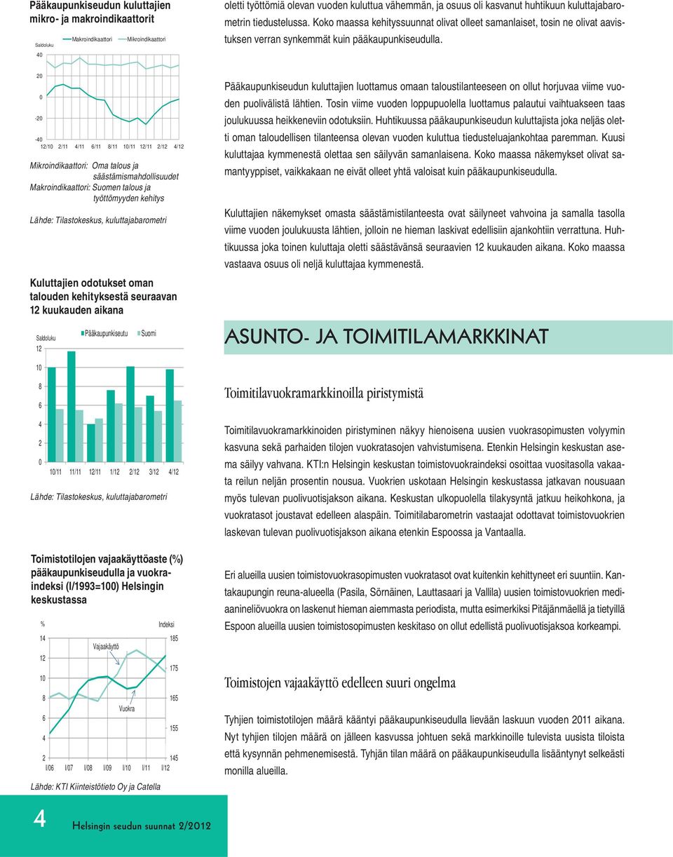 kuukauden aikana oletti työttömiä olevan vuoden kuluttua vähemmän, ja osuus oli kasvanut huhtikuun kuluttajabarometrin tiedustelussa.