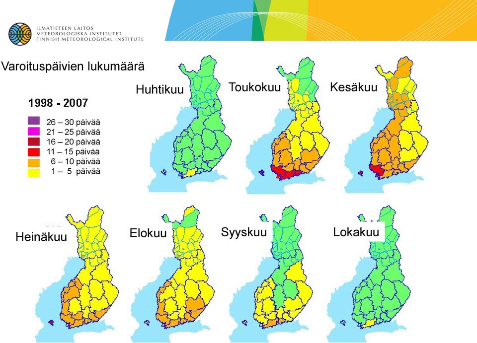 päivää 16 20 päivää 11 15 päivää 6 10