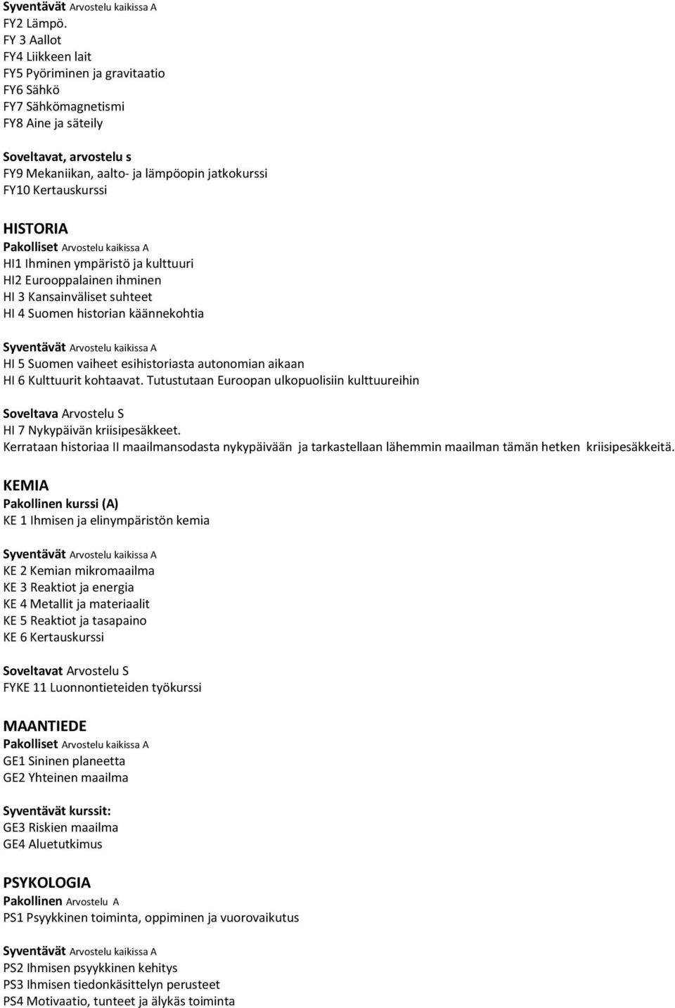 Kertauskurssi HISTORIA HI1 Ihminen ympäristö ja kulttuuri HI2 Eurooppalainen ihminen HI 3 Kansainväliset suhteet HI 4 Suomen historian käännekohtia HI 5 Suomen vaiheet esihistoriasta autonomian