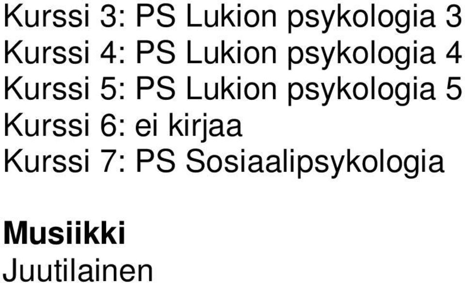 Kukkula: Lukion MUSA. WSOY Kurssi 1: Intro. Musiikki ja minä.