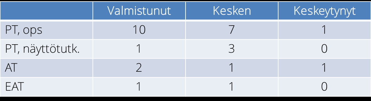 Tiedonsiirtotestien otanta Yhteensä 28