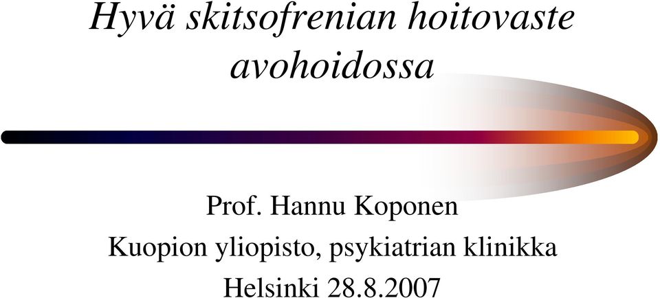 Hannu Koponen Kuopion