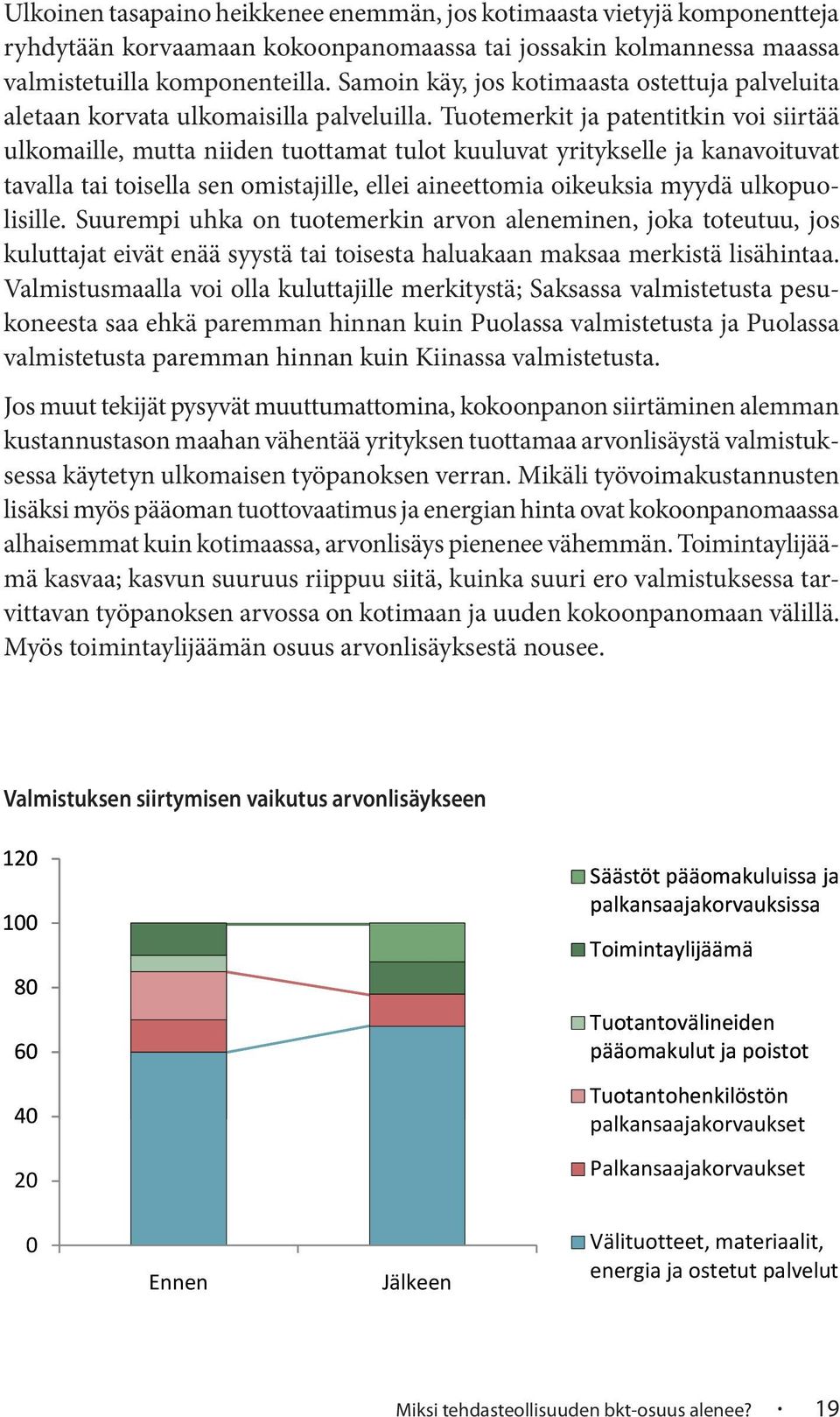 Tuotemerkit ja patentitkin voi siirtää ulkomaille, mutta niiden tuottamat tulot kuuluvat yritykselle ja kanavoituvat tavalla tai toisella sen omistajille, ellei aineettomia oikeuksia myydä