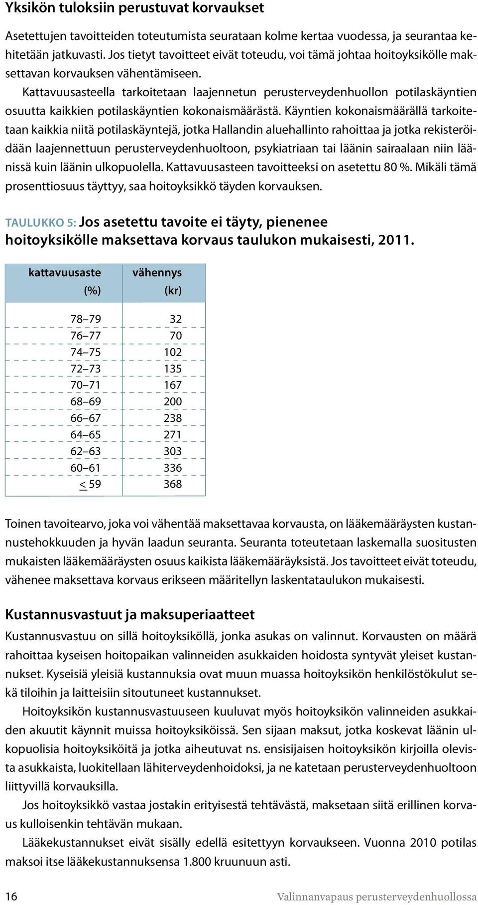 Kattavuusasteella tarkoitetaan laajennetun perusterveydenhuollon potilaskäyntien osuutta kaikkien potilaskäyntien kokonaismäärästä.