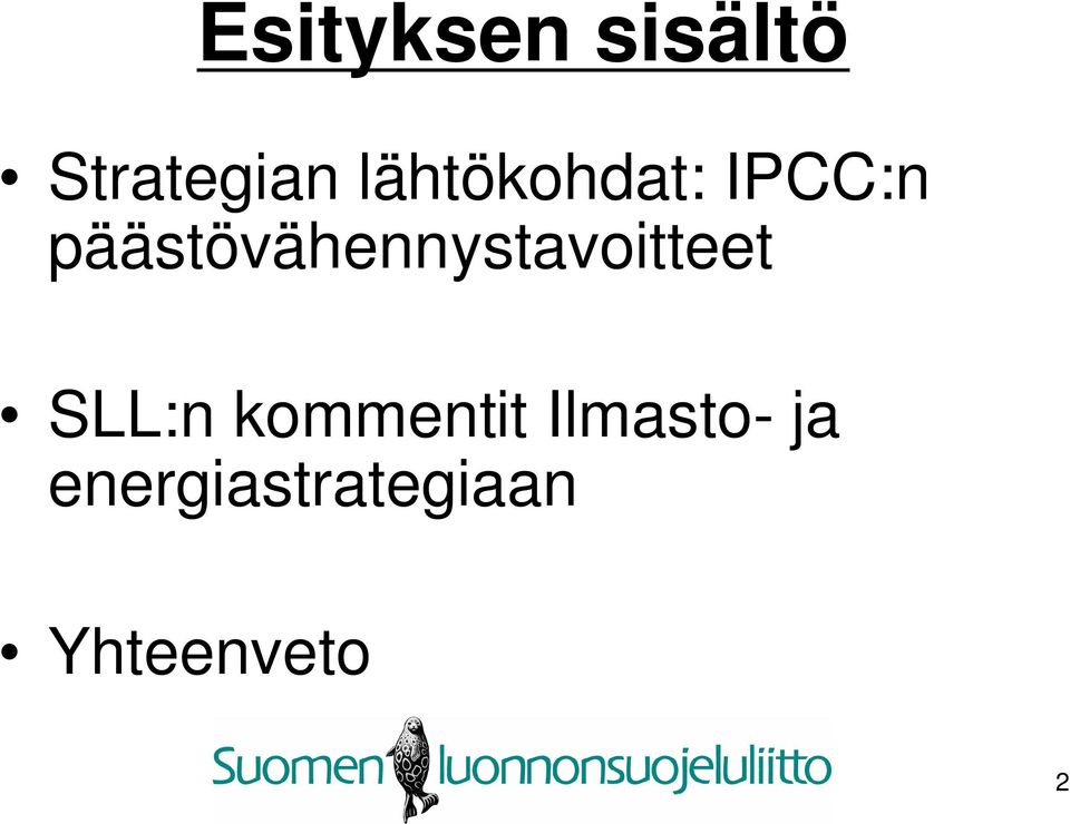 päästövähennystavoitteet SLL:n