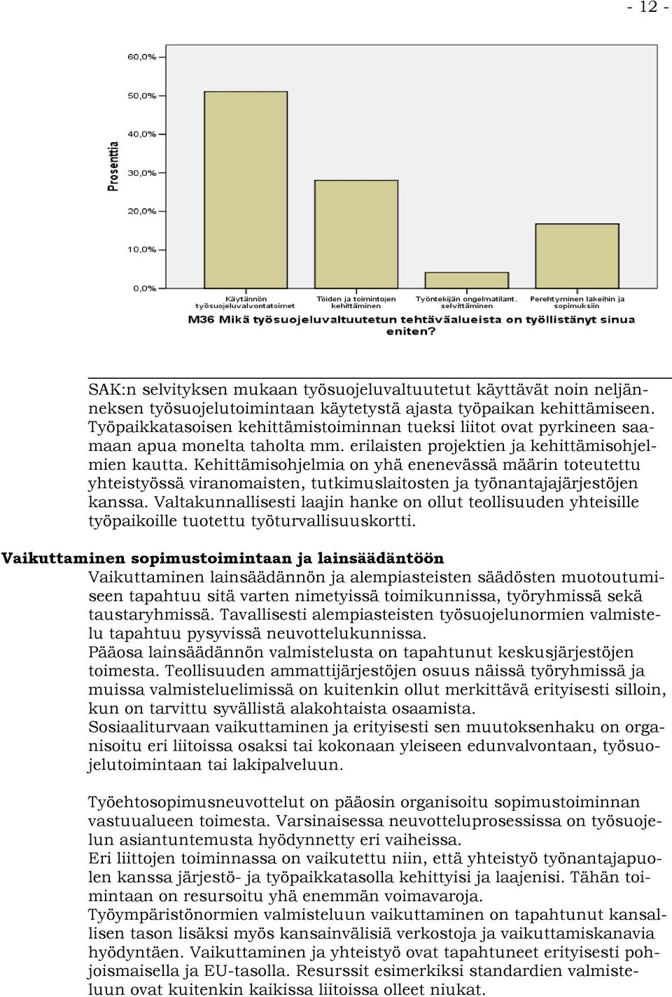 Kehittämisohjelmia on yhä enenevässä määrin toteutettu yhteistyössä viranomaisten, tutkimuslaitosten ja työnantajajärjestöjen kanssa.