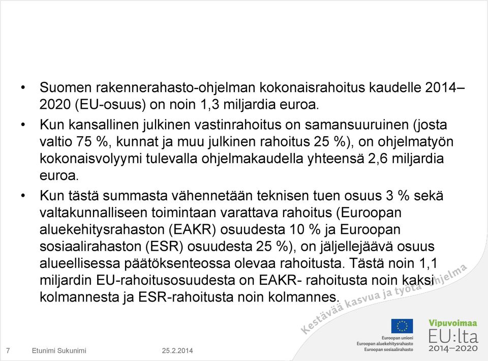 miljardia euroa.