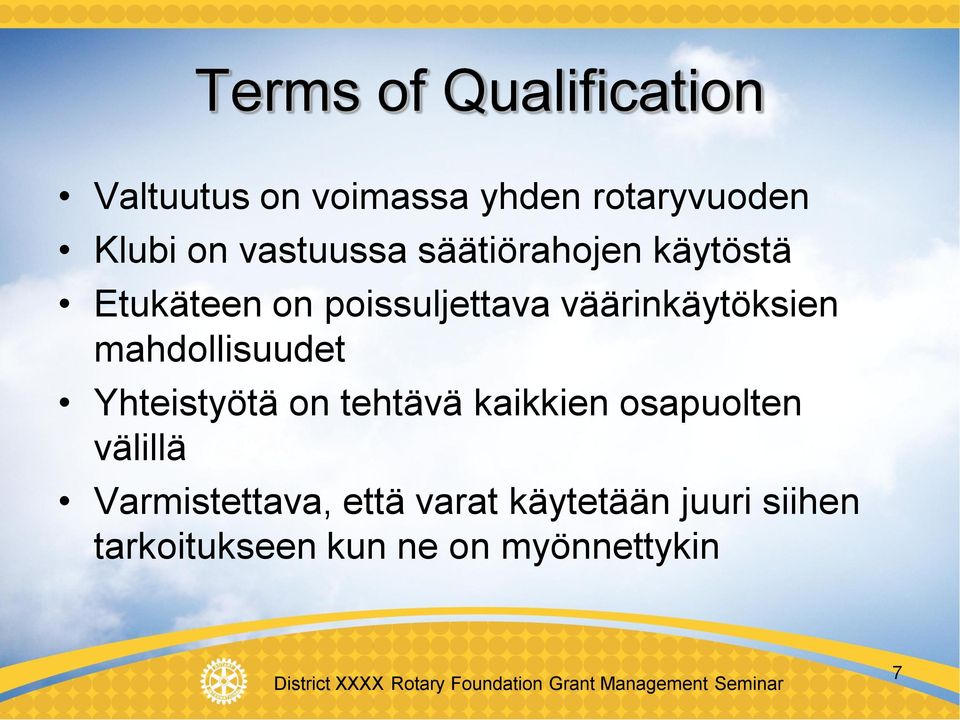 väärinkäytöksien mahdollisuudet Yhteistyötä on tehtävä kaikkien osapuolten