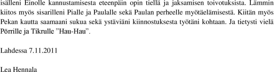 myötäelämisestä.
