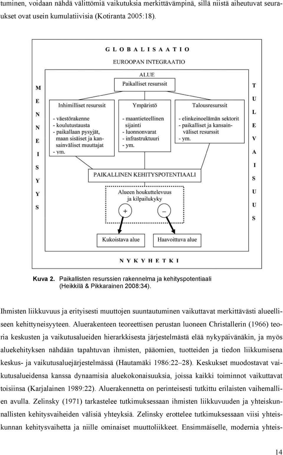 Ihmisten liikkuvuus ja erityisesti muuttojen suuntautuminen vaikuttavat merkittävästi alueelliseen kehittyneisyyteen.