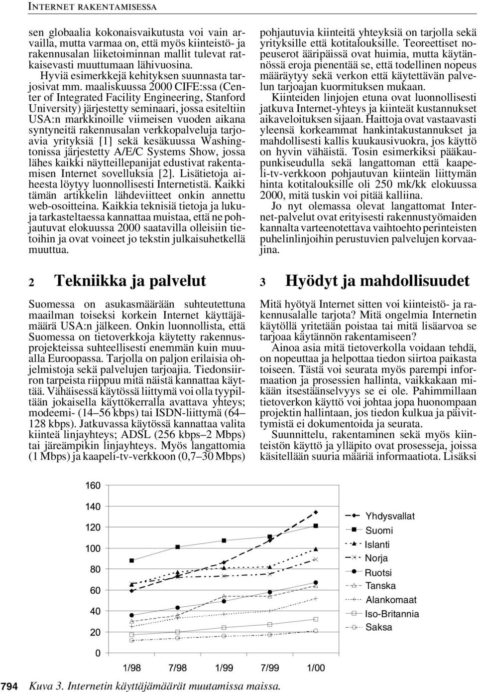 maaliskuussa 2000 CIFE:ssa (Center of Integrated Facility Engineering, Stanford University) järjestetty seminaari, jossa esiteltiin USA:n markkinoille viimeisen vuoden aikana syntyneitä rakennusalan