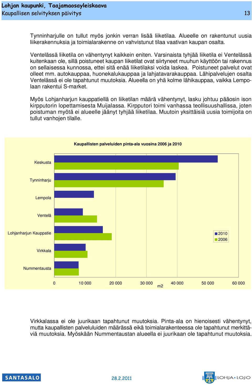 Varsinaista tyhjää liietila ei Ventelässä uitenaan ole, sillä poistuneet aupan liietilat ovat siirtyneet muuhun äyttöön tai raennus on sellaisessa unnossa, ettei sitä enää liietilasi voida lasea.